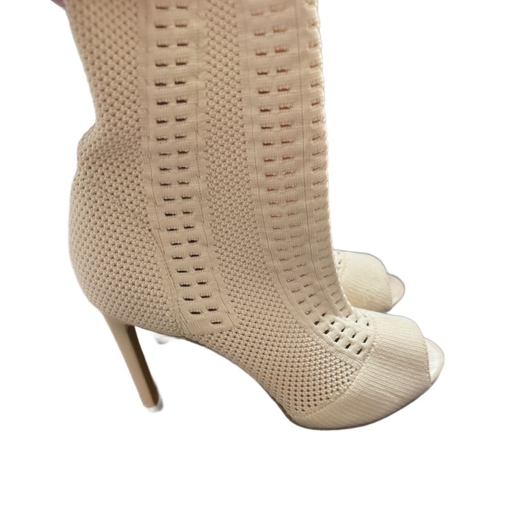 Charles (Charles David) peep toe mesh high heel bootie 7.5
NWOT